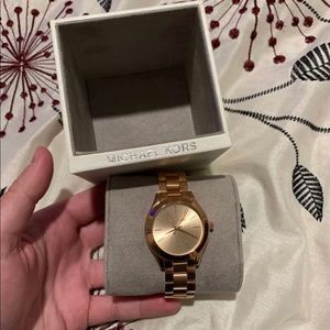 Rose Gold MK watch